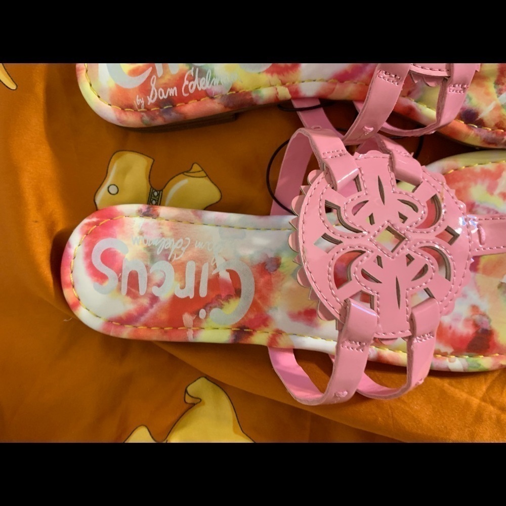 Sam Edelman Circus Cherri faux patent sandal 8 - Picture 2 of 5